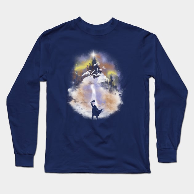 Mighty Thunder Long Sleeve T-Shirt by Arinesart